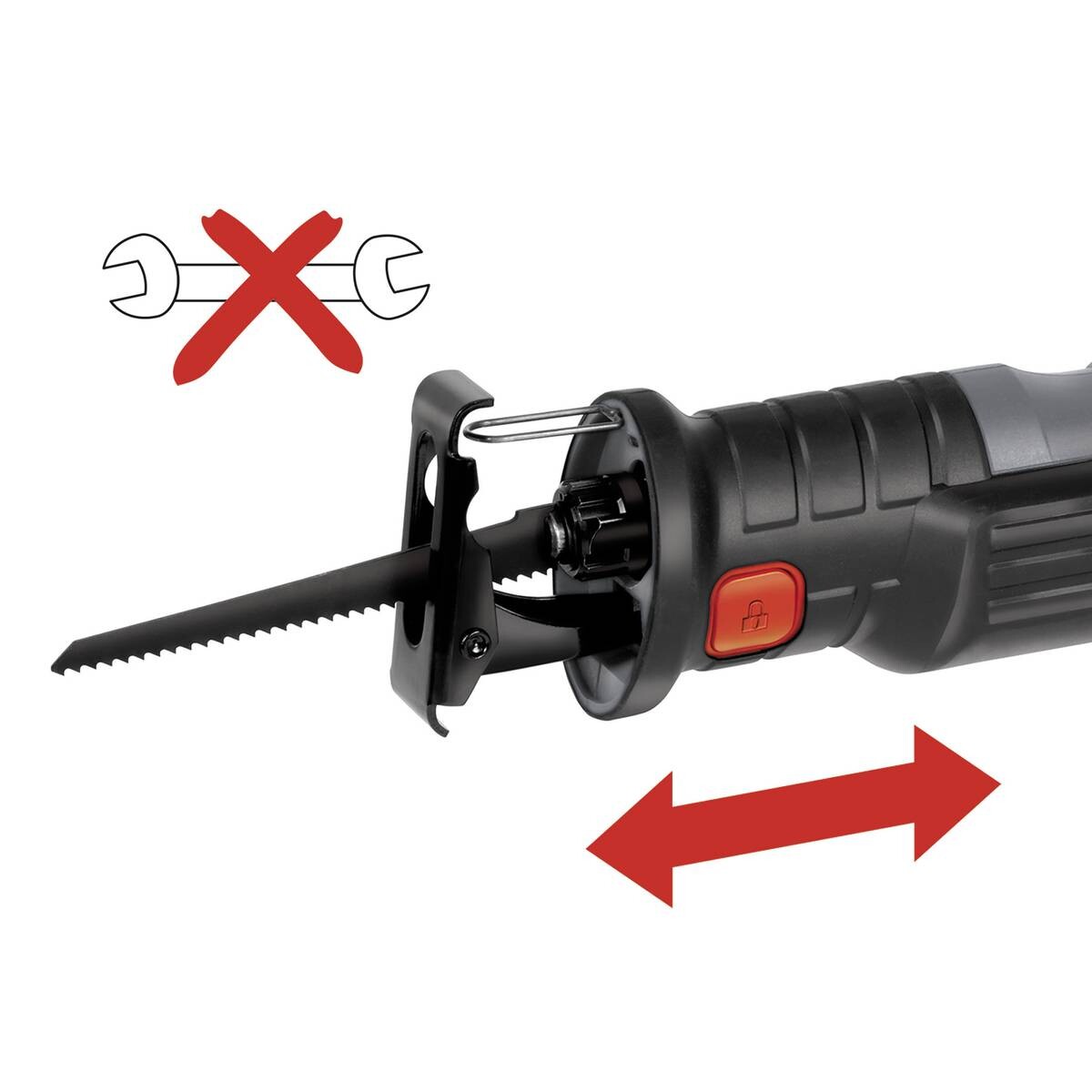 Kraftixx Akku-Universalsäge KX-RS 18/1 Li-Solo