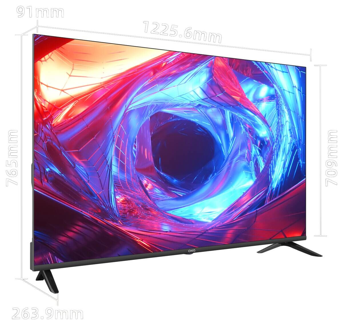 CHiQ LED-TV U55P9A B/H: ca. 123x77 cm