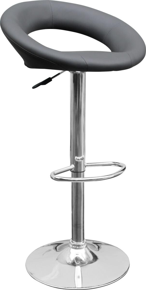 Barhocker FM-120 grau B/H/T: ca. 57x82x51 cm