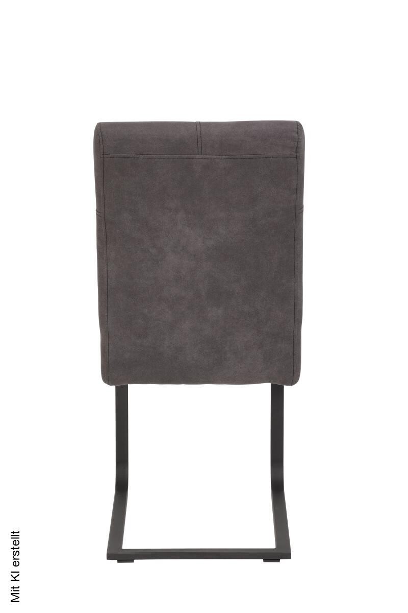 Schwingstuhl Luise anthrazit Vintage B/H/T: ca. 43x91x65 cm