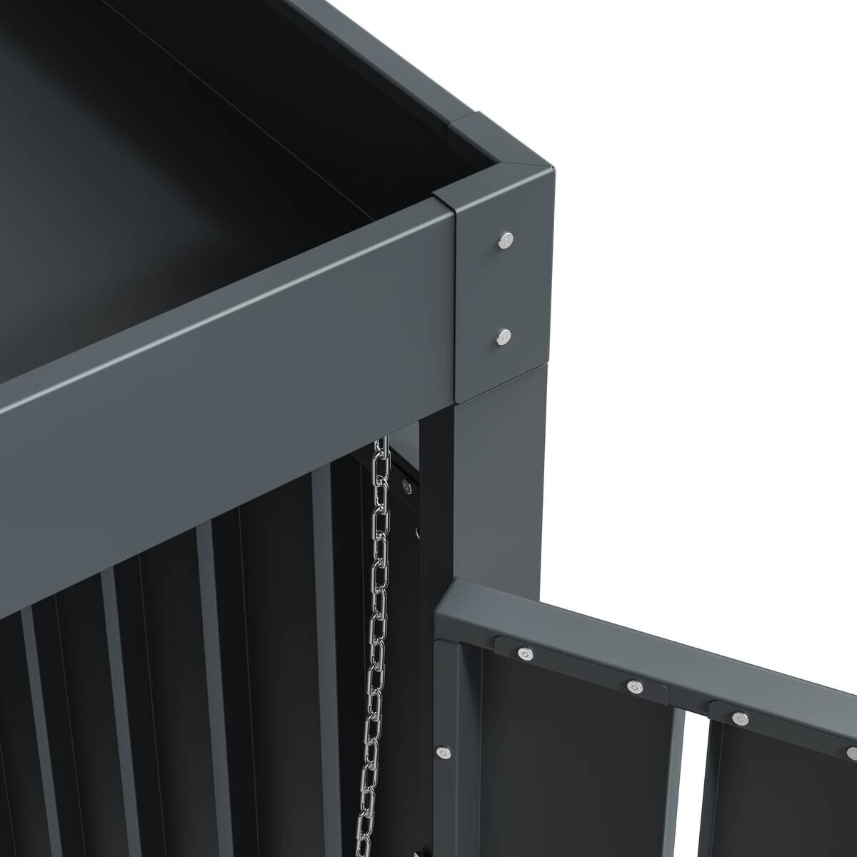 Westmann Mülltonnenbox Planta braun B/H/L: ca. 332x124x84 cm
