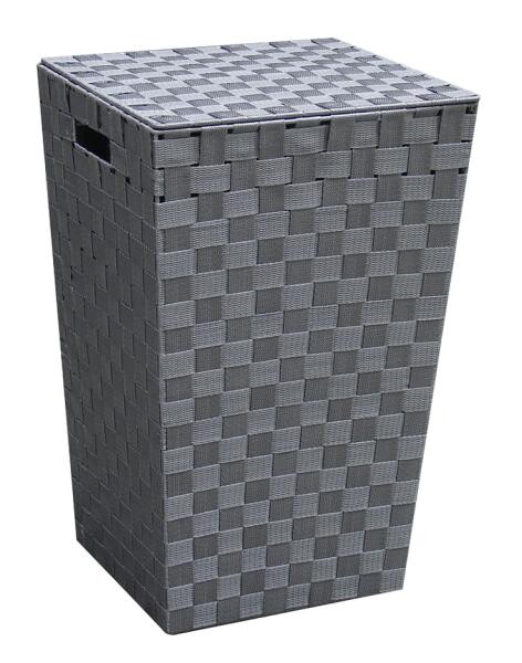 POCOline Wäschekorb grau Nylon B/H/L: ca. 31,5x52x33 cm