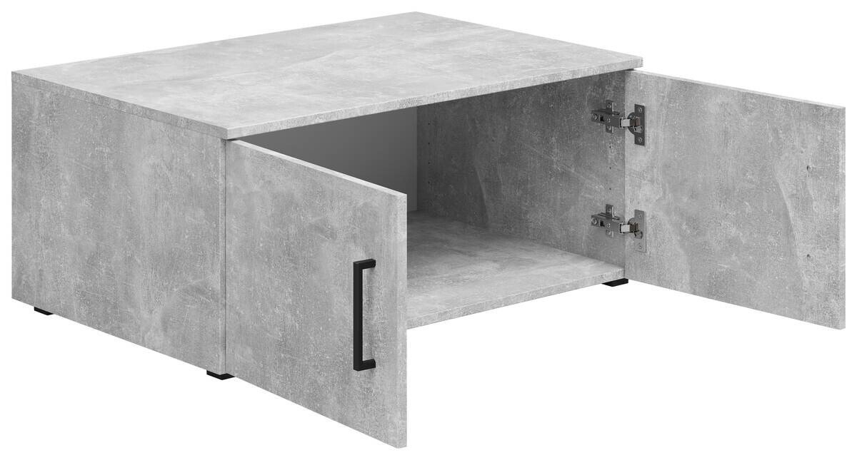 Aufsatz Multi-Stauraum Typ 50 Beton Optik B/H/T: ca. 80x35x52 cm