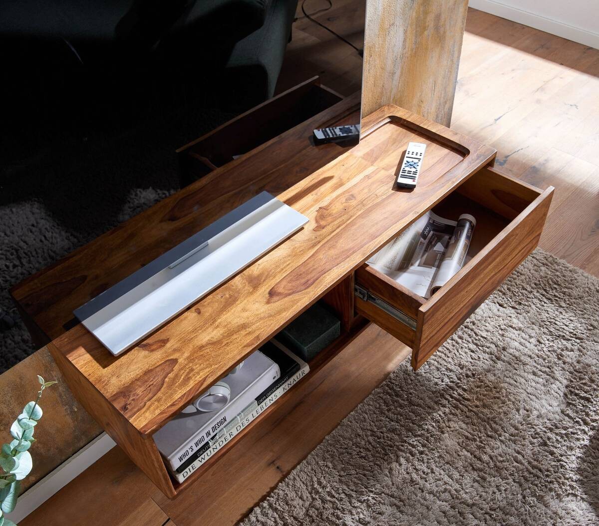 Lowboard rosenholz Nachbildung B/H/T: ca. 108x25x34 cm