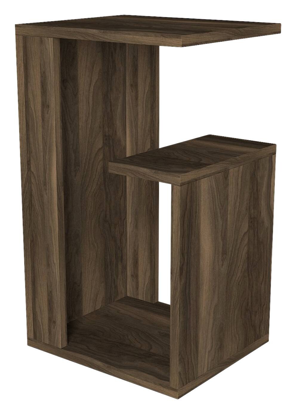 Beistelltisch Sister walnuss Nachbildung Spanplatte B/H/T: ca. 35x60x29,5 cm