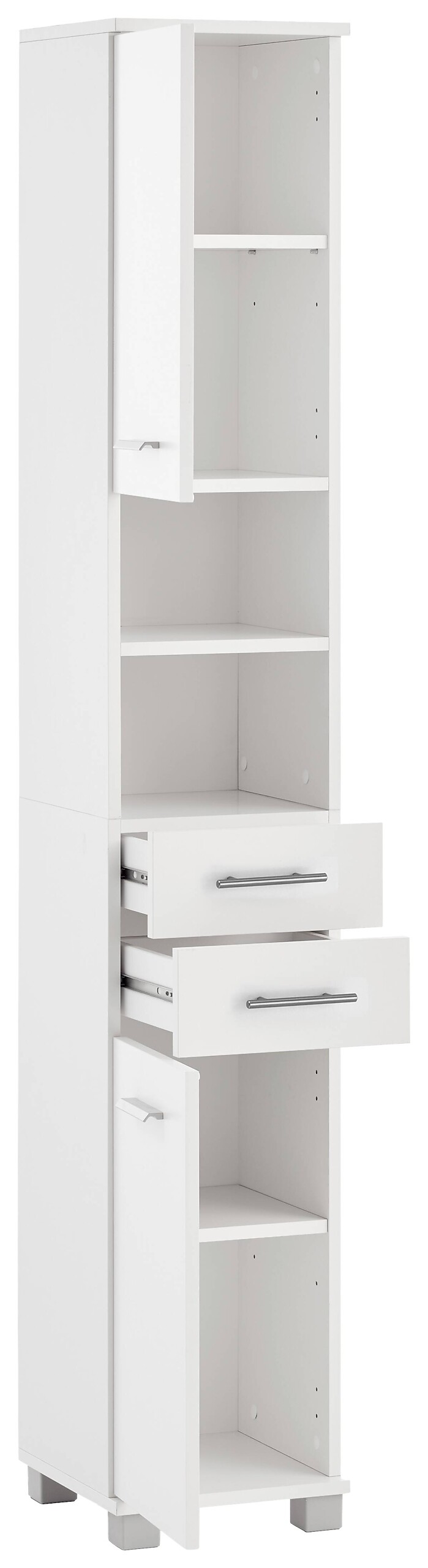 Hochschrank Emmi weiß matt B/H/T: ca. 30,3x180,9x32,6 cm