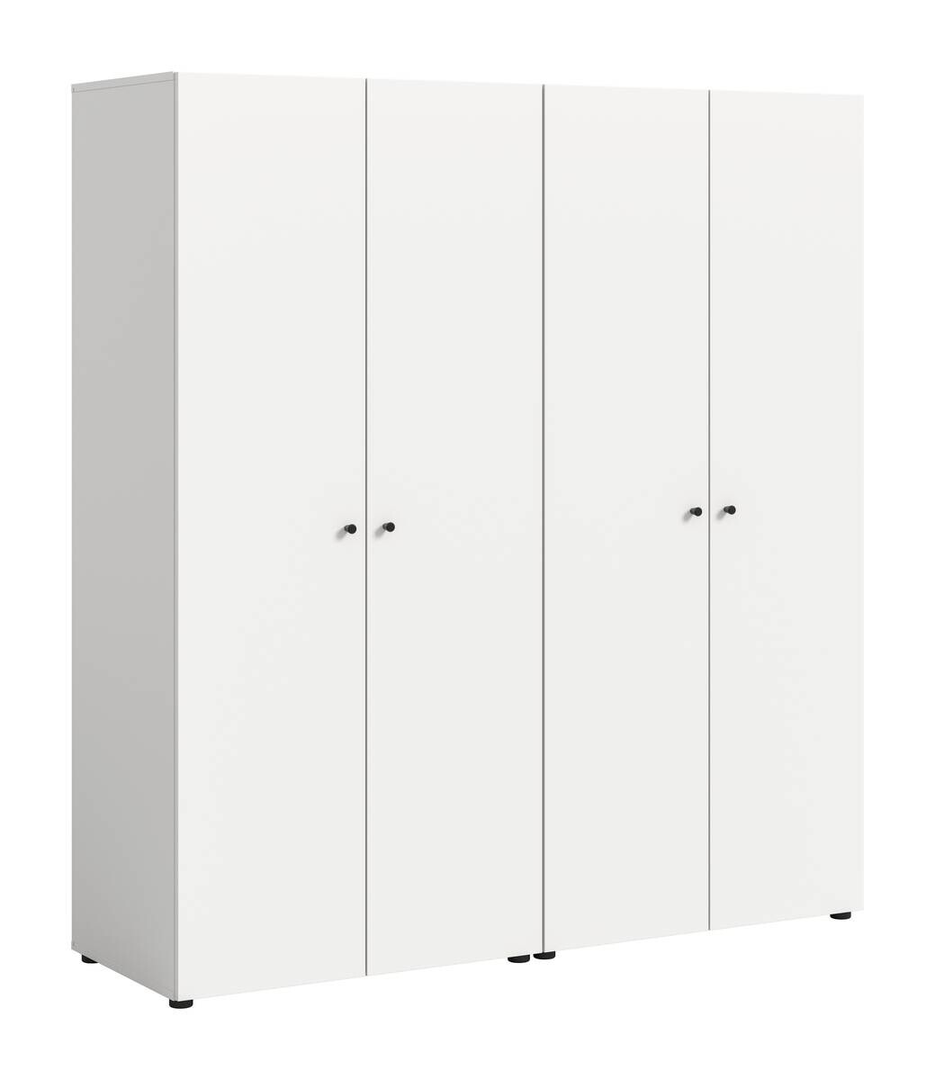 Kleiderschrank DARWIN weiß B/H/T: ca. 160x176x51 cm