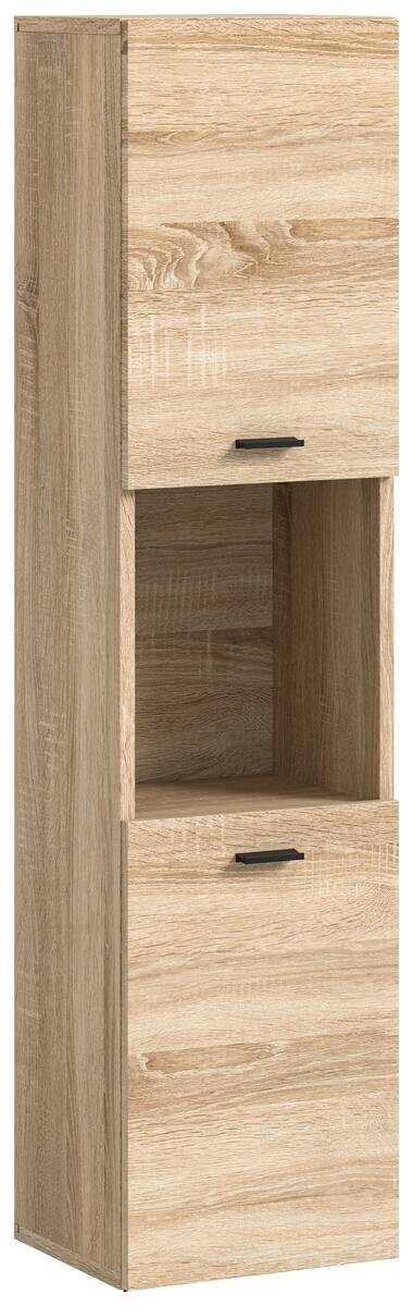 Badhochschrank BOSTON Eiche Sonoma Nachbildung B/H/T: ca. 30x125x29 cm