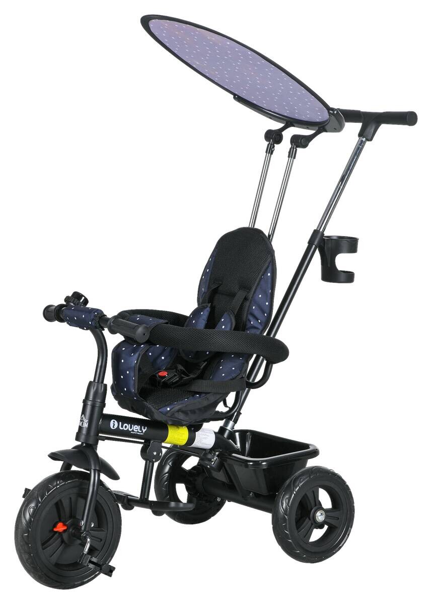 HOMCOM Kinderdreirad blau B/H/L: ca. 47x98x105 cm