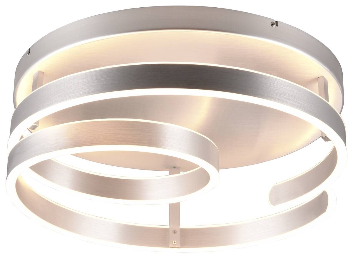 Trio LED-Deckenleuchte kaffee H/D: ca. 21x55 cm 1 Brennstellen