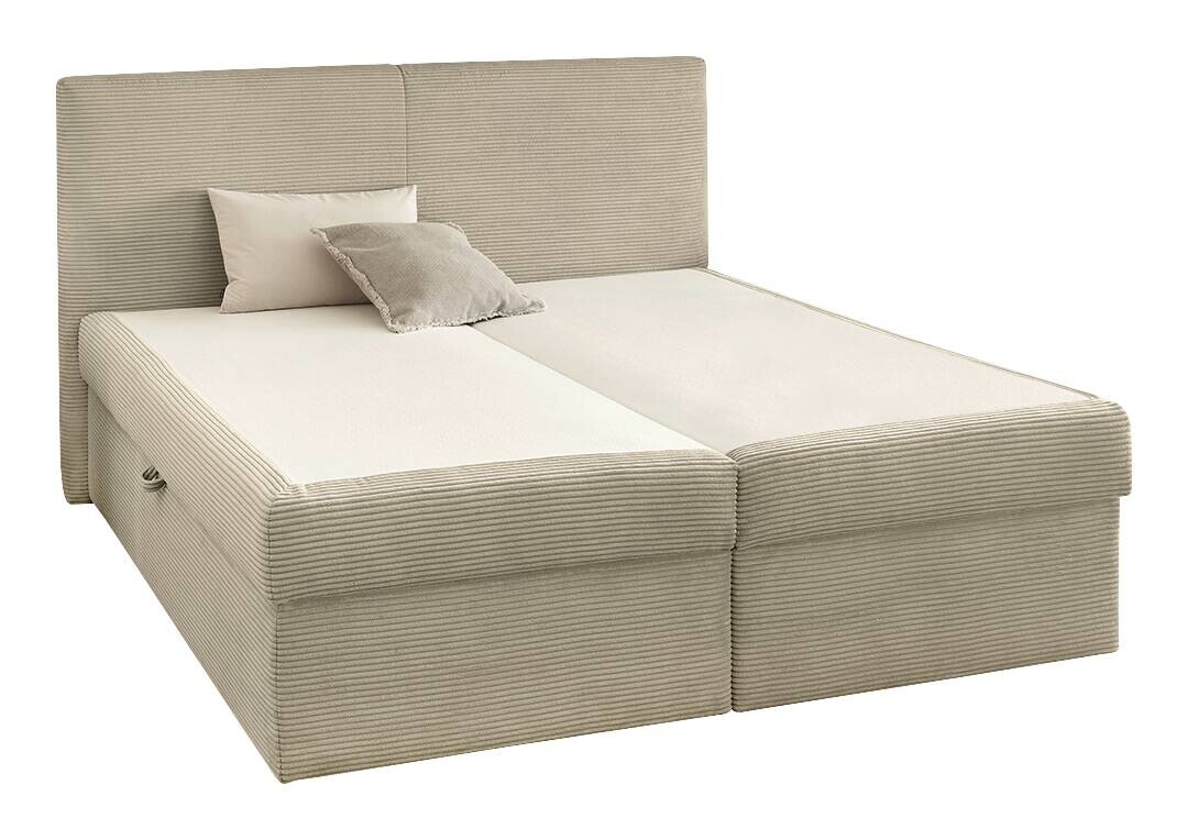 Boxbett Greige Liegefläche B/L: ca. 180x200 cm