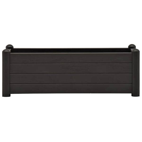 Hochbeet anthrazit Polypropylen B/H/L: ca. 43x35x100 cm