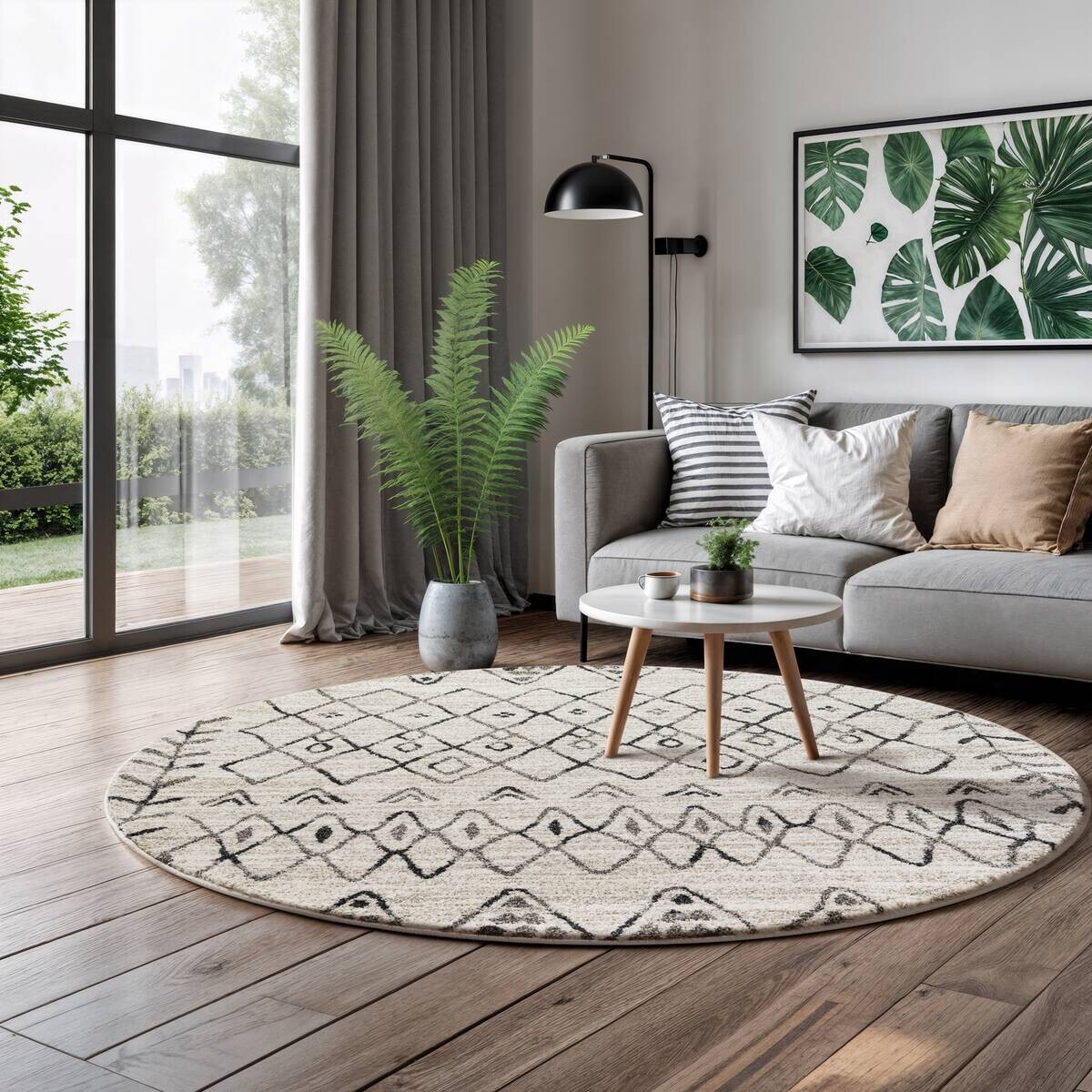 Sanat Teppich creme D: ca. 120 cm