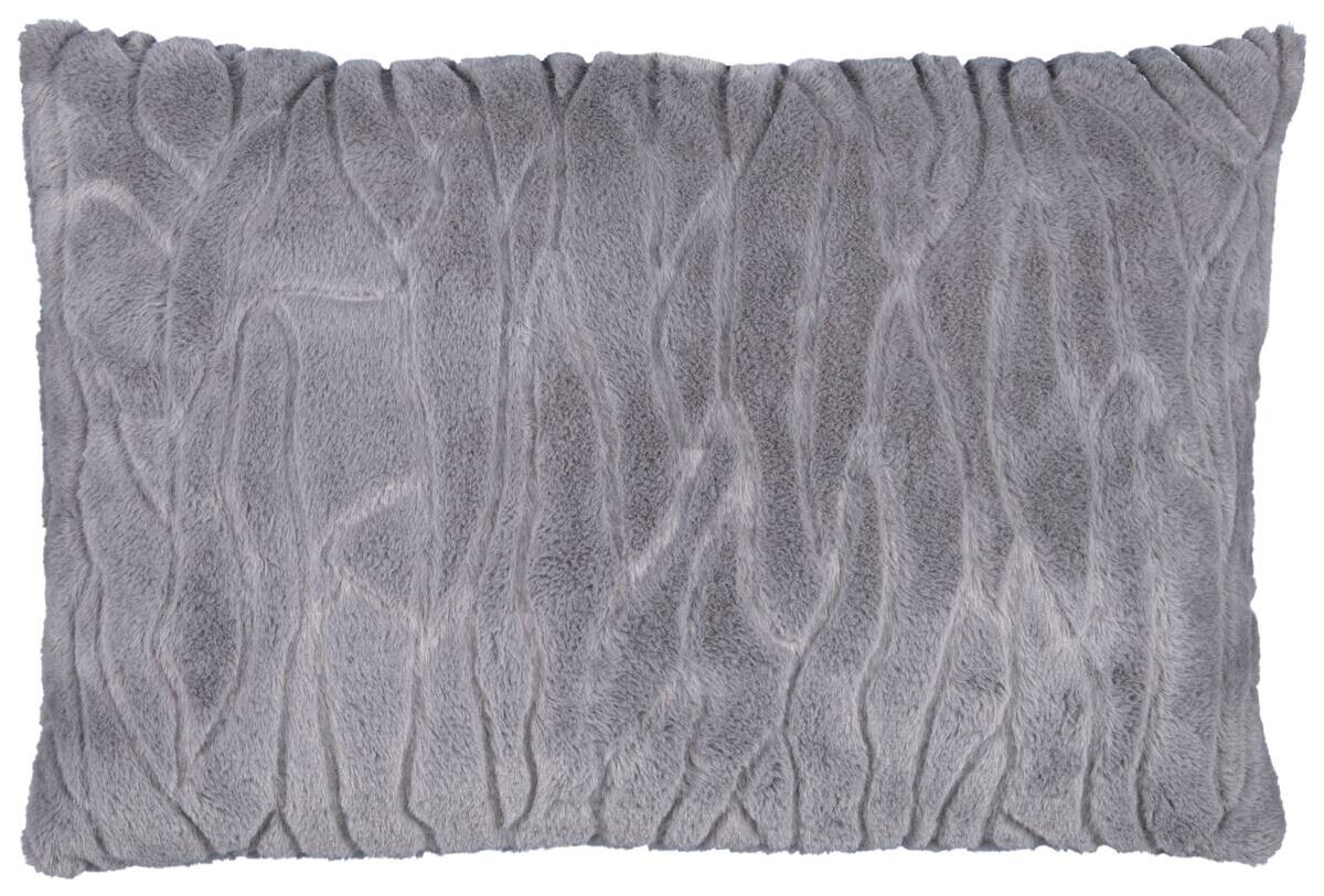 Dekokissen grau Polyester B/L: ca. 60x40 cm