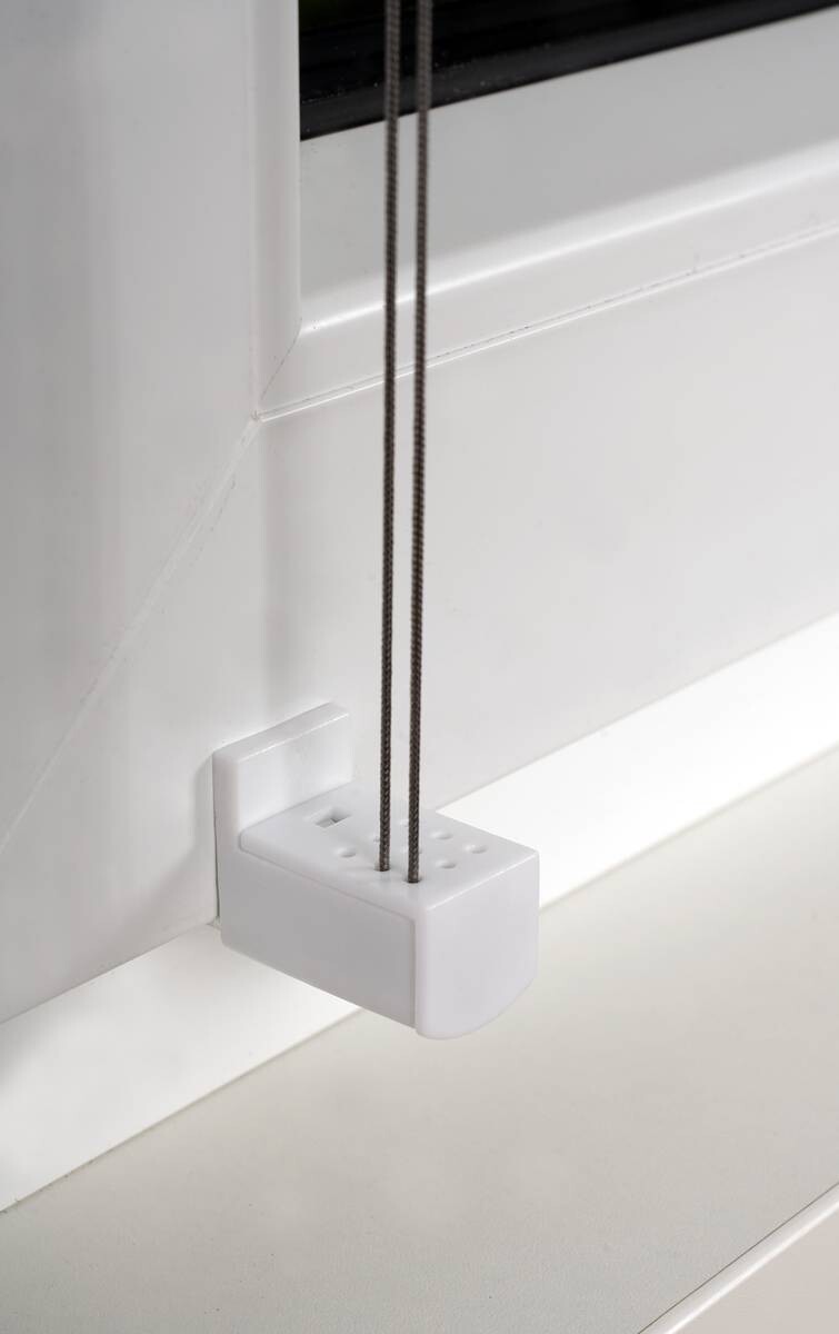 Hochwertiges Klemmplissee hellgrau B/L: ca. 70x210 cm