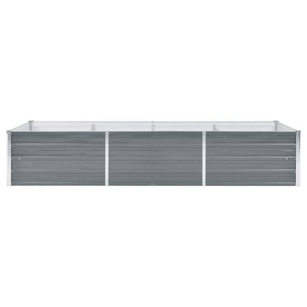 Hochbeet grau Stahl B/H/L: ca. 80x45x240 cm