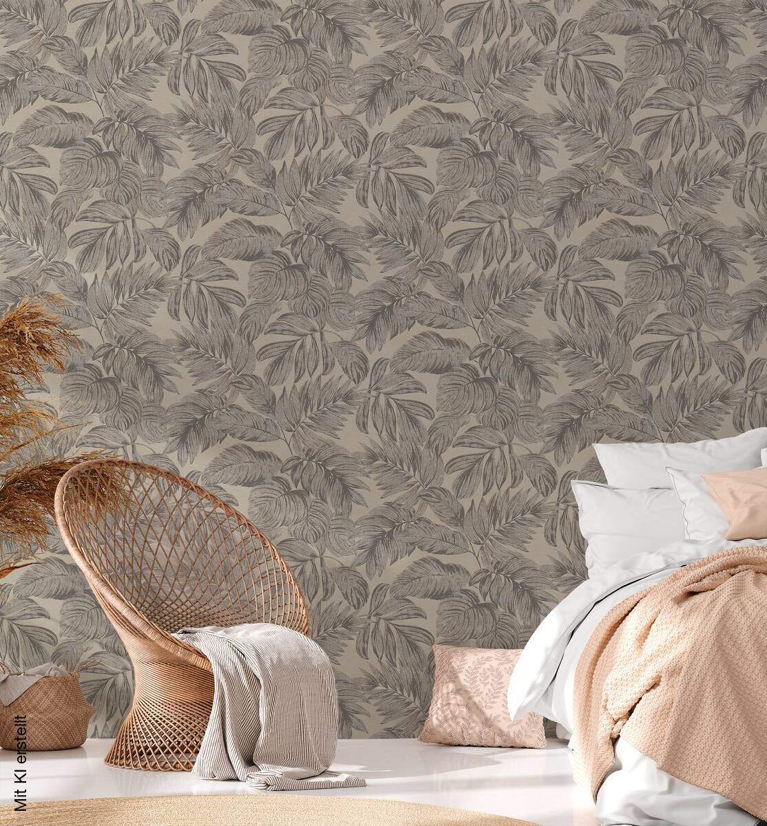 A.S.Creation Vliestapete beige grau B/H/D: ca. 53x1005x10 cm