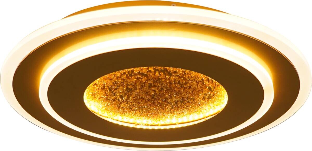 POCOline LED-Deckenleuchte Fenja gold Metall Kunststoff H/D: ca. 5x40 cm