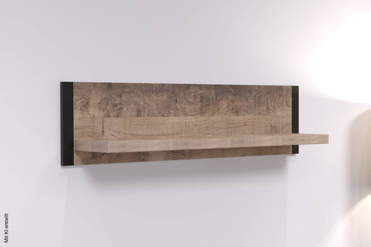 Wandboard Emile Eiche Tabak Nachbildung B/H/T: ca. 110x28x23 cm