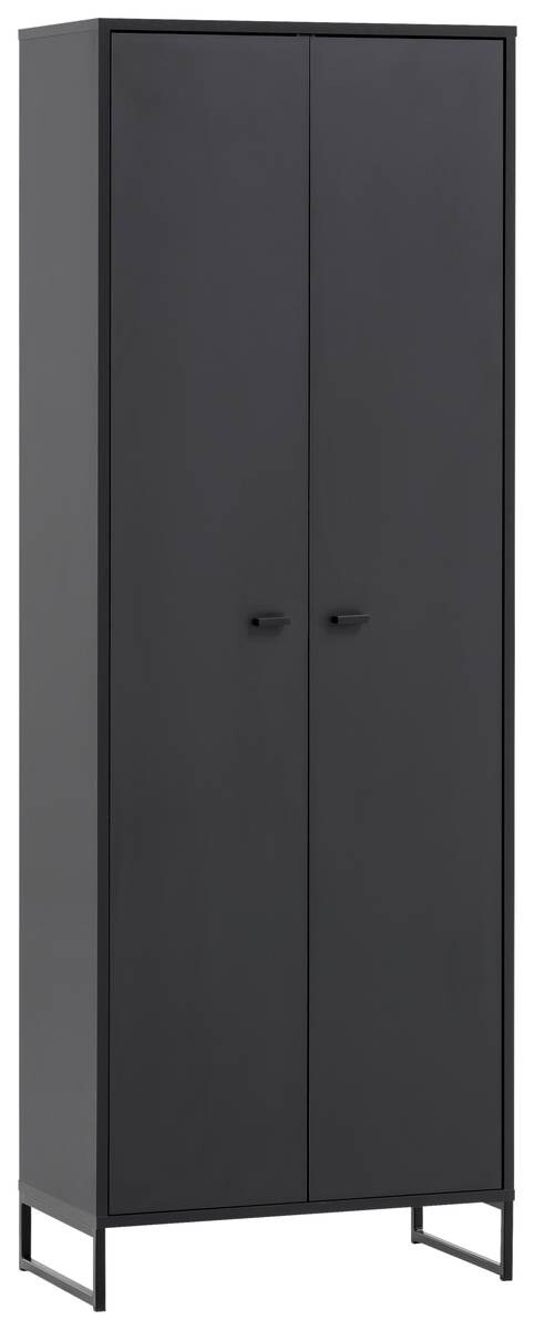 Schuhschrank Janne schwarz matt B/H/T: ca. 60,2x169,7x33 cm