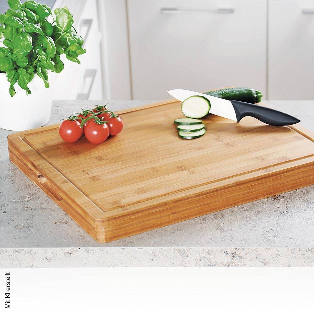 Kesper Tranchierbrett natur Bambus B/H/L: ca. 40x5x50 cm