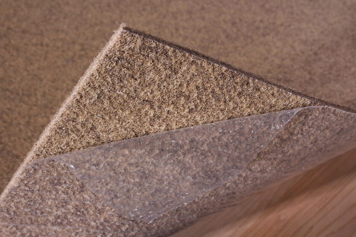 Teppichfliese Filz beige B/L: ca. 40x40 cm pro Stück