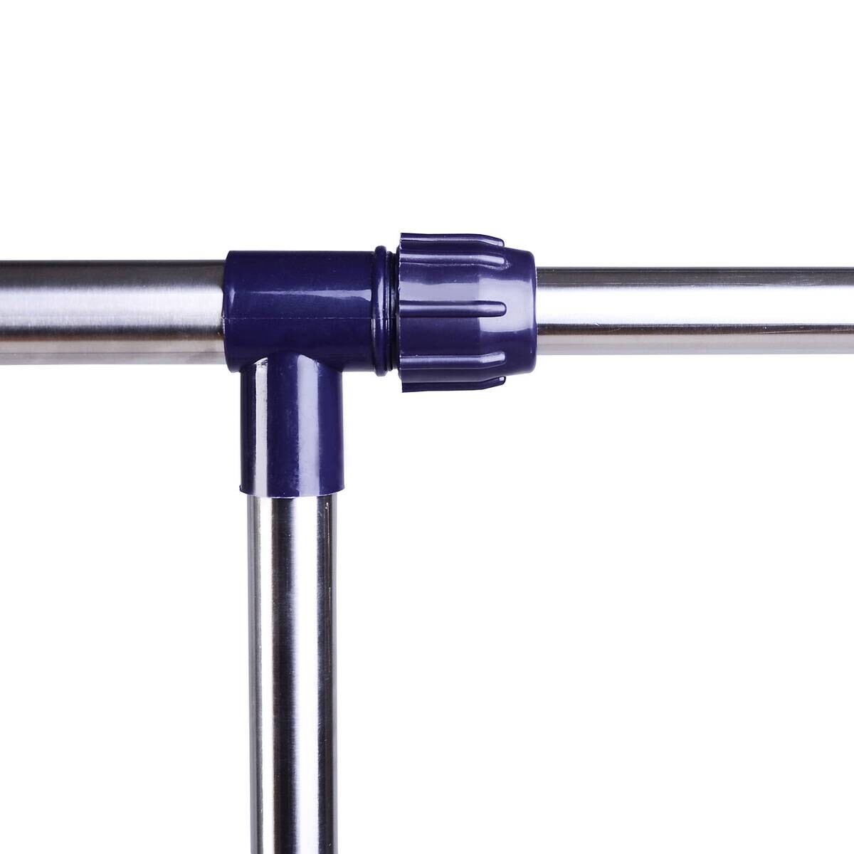 HOMCOM Garderobe silber Edelstahl B/H/L: ca. 45x86x95 cm