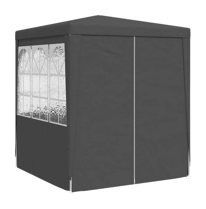 vidaXL Pavillon anthrazit Kunststoff B/H/L: ca. 250x240x250 cm