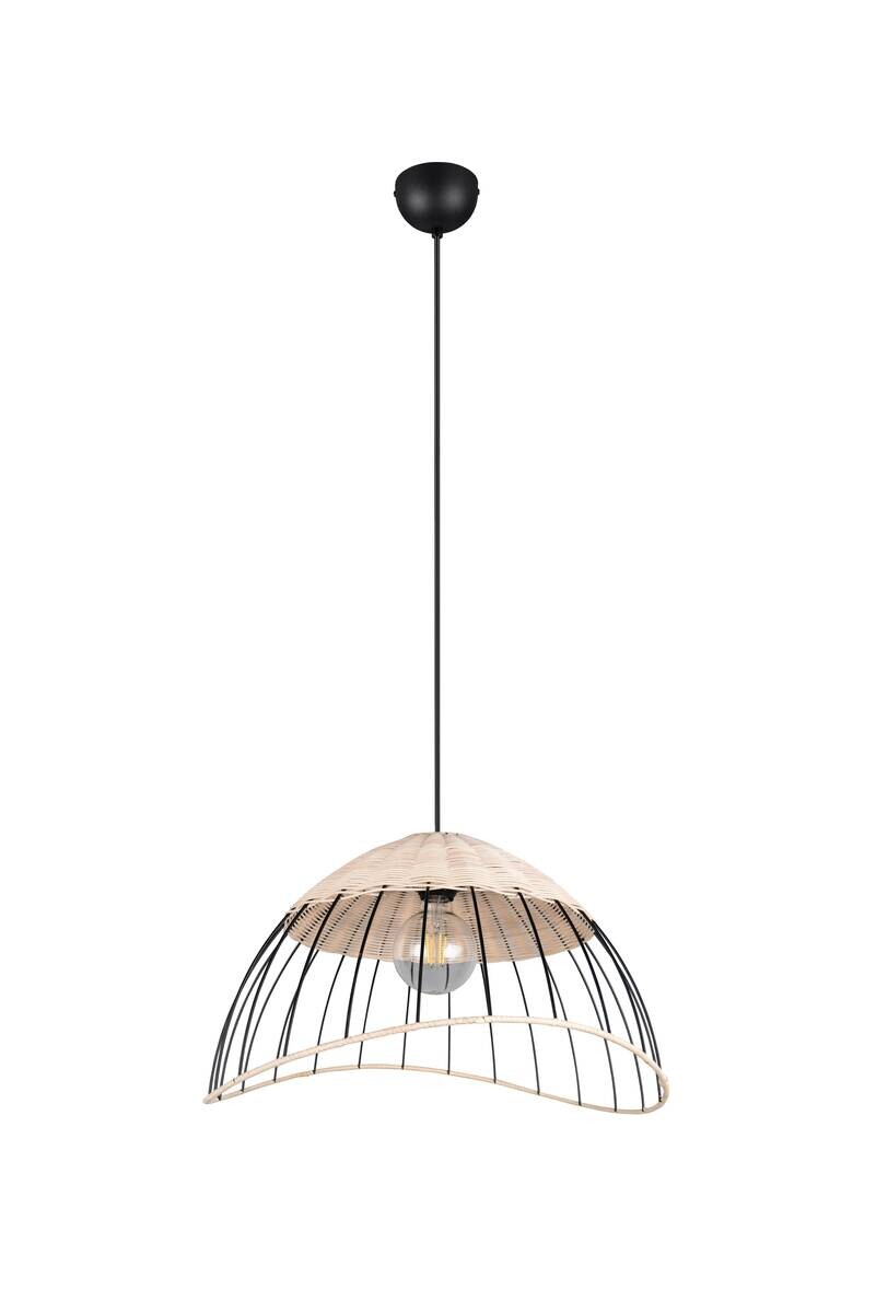 Reality Pendelleuchte schwarz Metall H: ca. 150 cm E27 1 Brennstellen