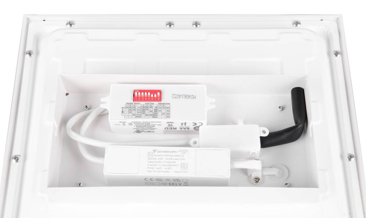 Reality LED Panel SIRIUS weiß Metall B/H/T: ca. 29,5x6x29,5 cm 1 Brennstellen