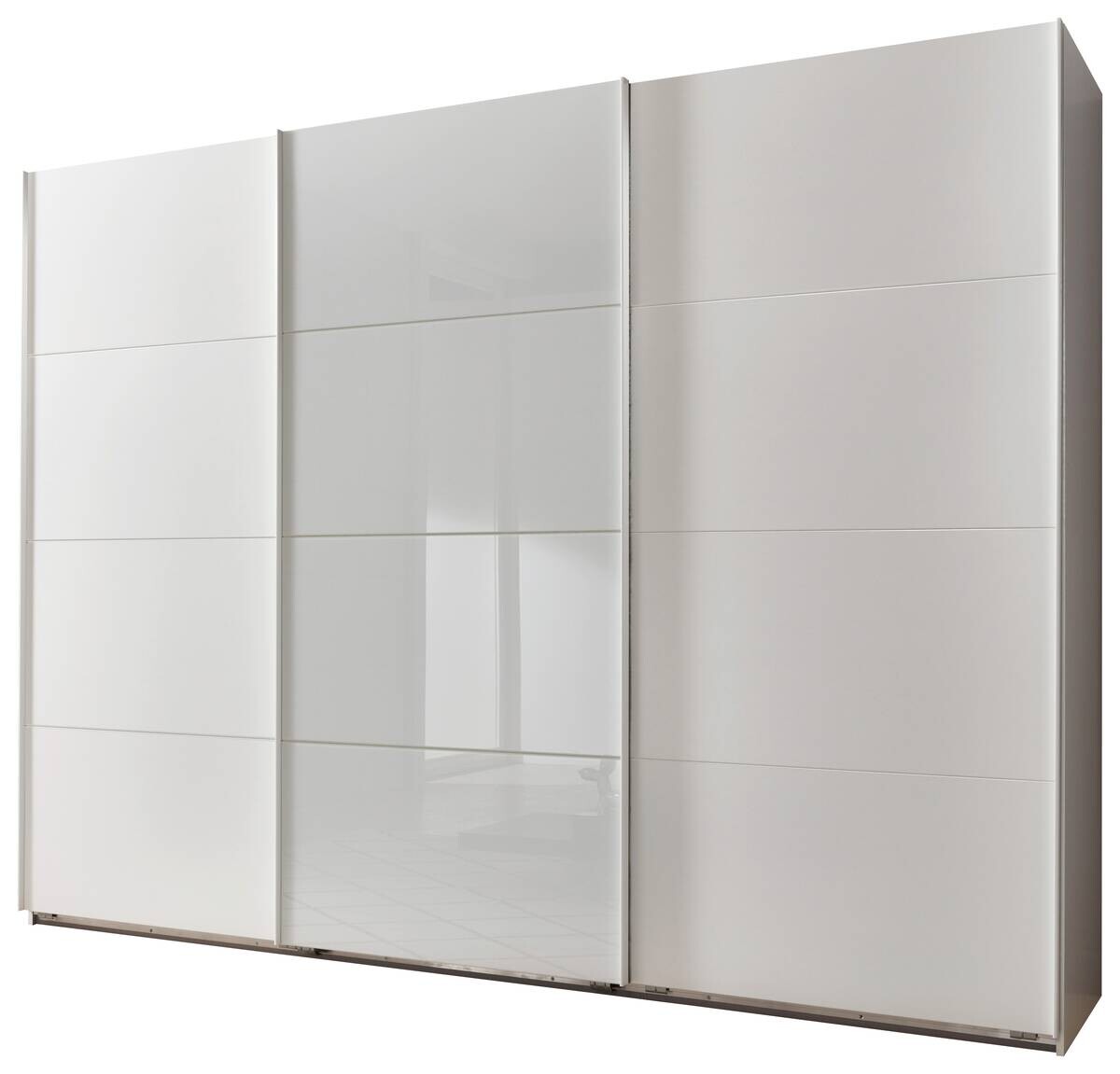 Schwebetürenschrank Ernesto Alpinweiß B/H/T: ca. 270x208x65 cm