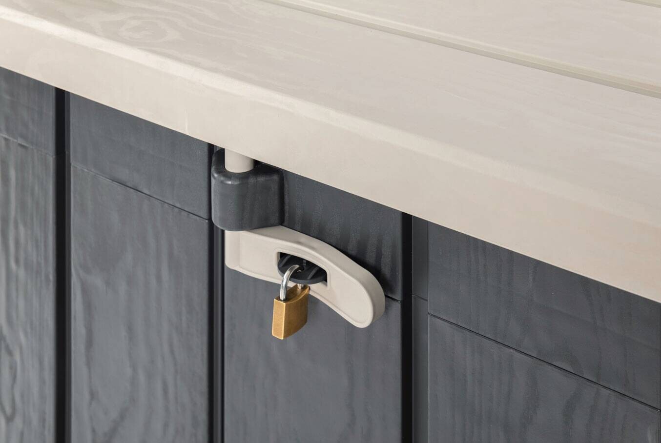 Toomax Mülltonnenbox Stora Way grau B/H/L: ca. 111x74,5x129,5 cm