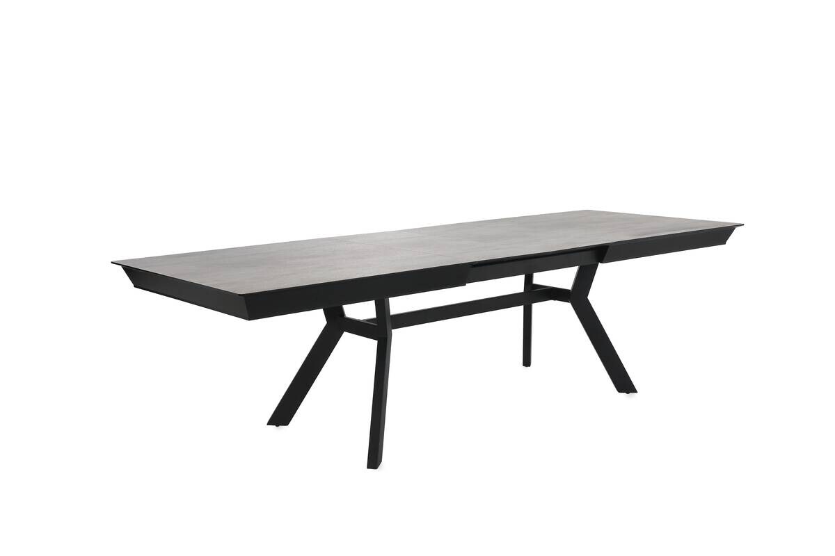 Esstisch Beton schwarz B/H/T: ca. 200x76x100 cm