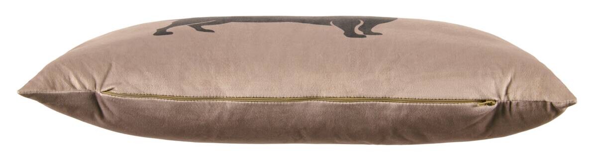 Dekokissen Dackel kitt 100% Polyester B/L: ca. 40x60 cm