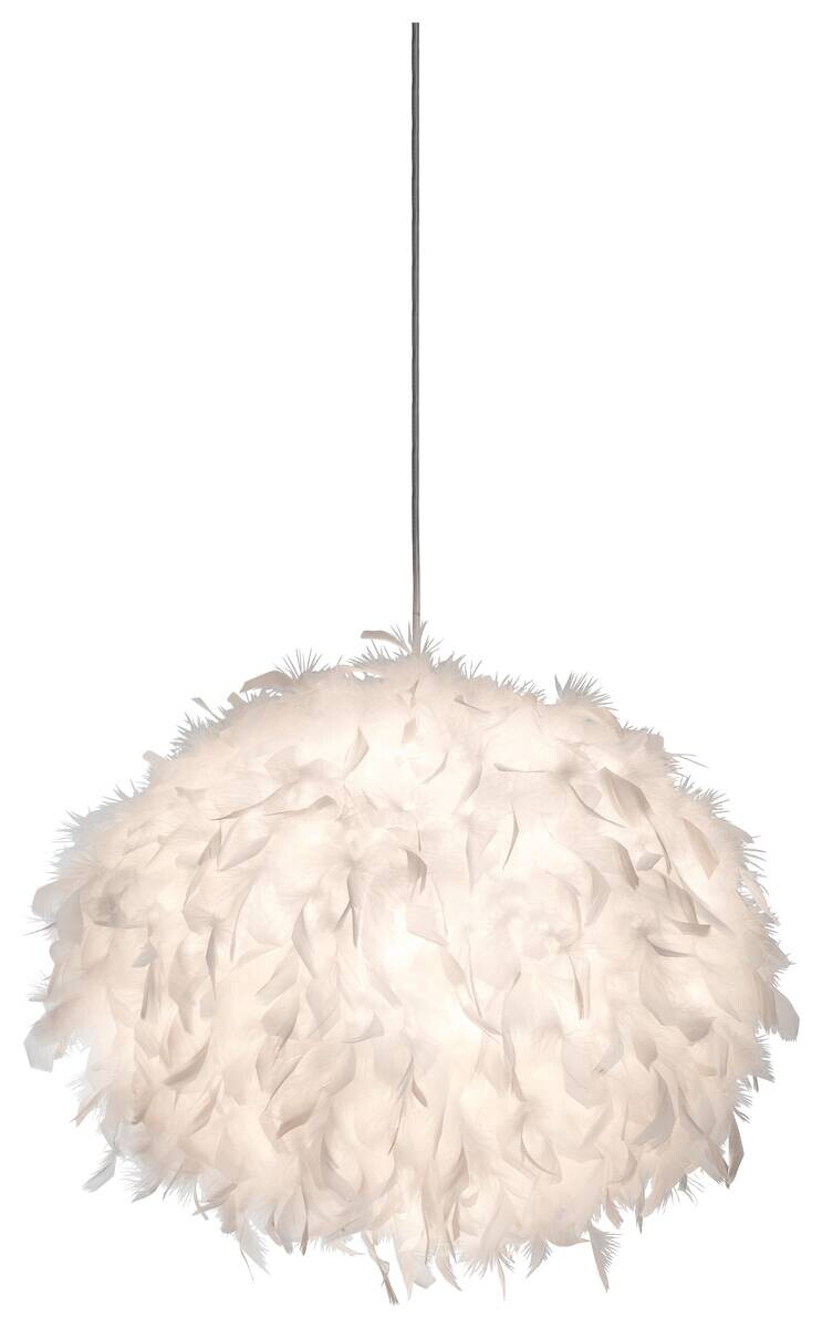 Nowa Pendelleuchte 30120107 weiß Metall Polyester H/D: ca. 150x40 cm E27 1 Brennstellen