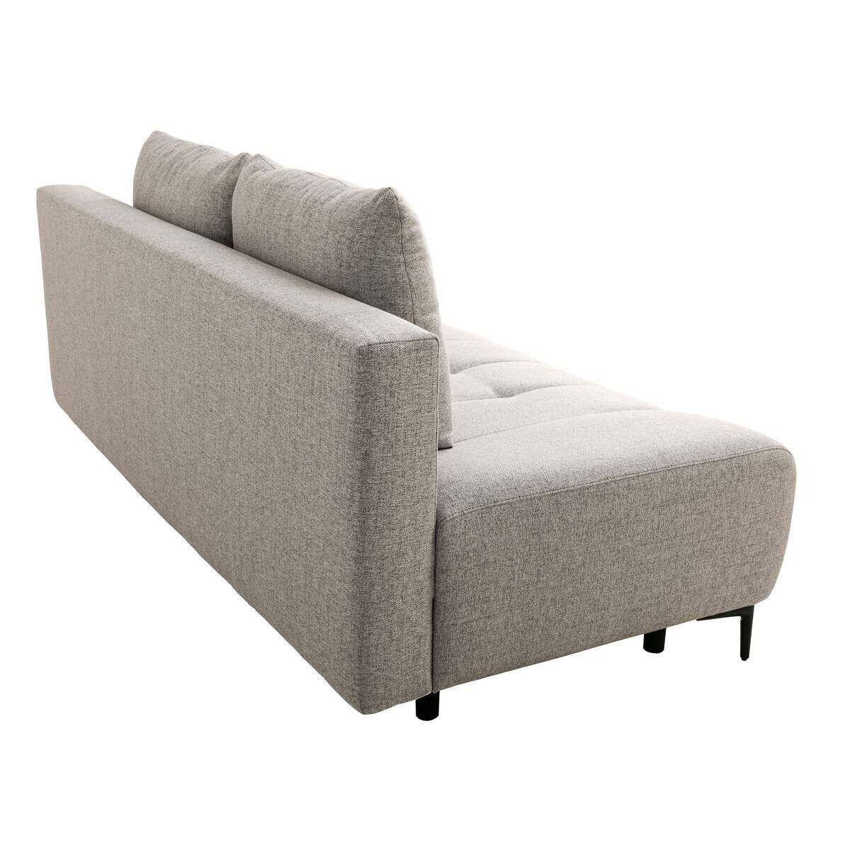 Schlafsofa hellbraun Webstoff B/H/T: ca. 195x88x95 cm