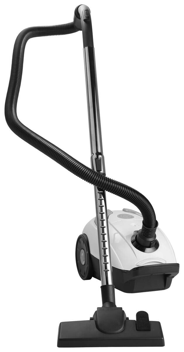 Bodenstaubsauger silber weiß schwarz Kunststoff B/H/L: ca. 27,5x22,4x38,8 cm