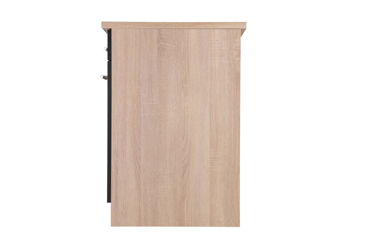 Unterschrank Merle schwarz B/H/T: ca. 50x85x60 cm