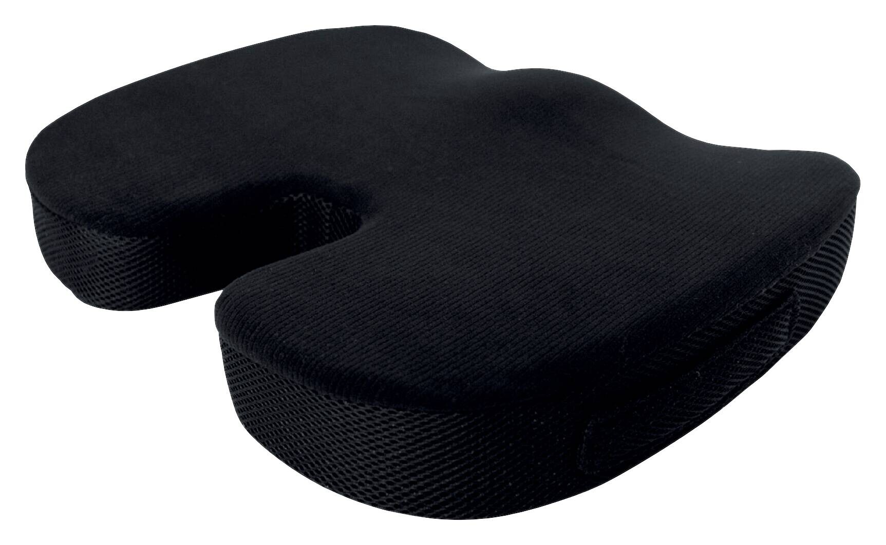 Sitzkissen schwarz Bezug: 65% Baumwolle, 30% Polyester, 5% Elasthan Füllung: 100% Polyurethan B/H/L: ca. 45x7x35 cm