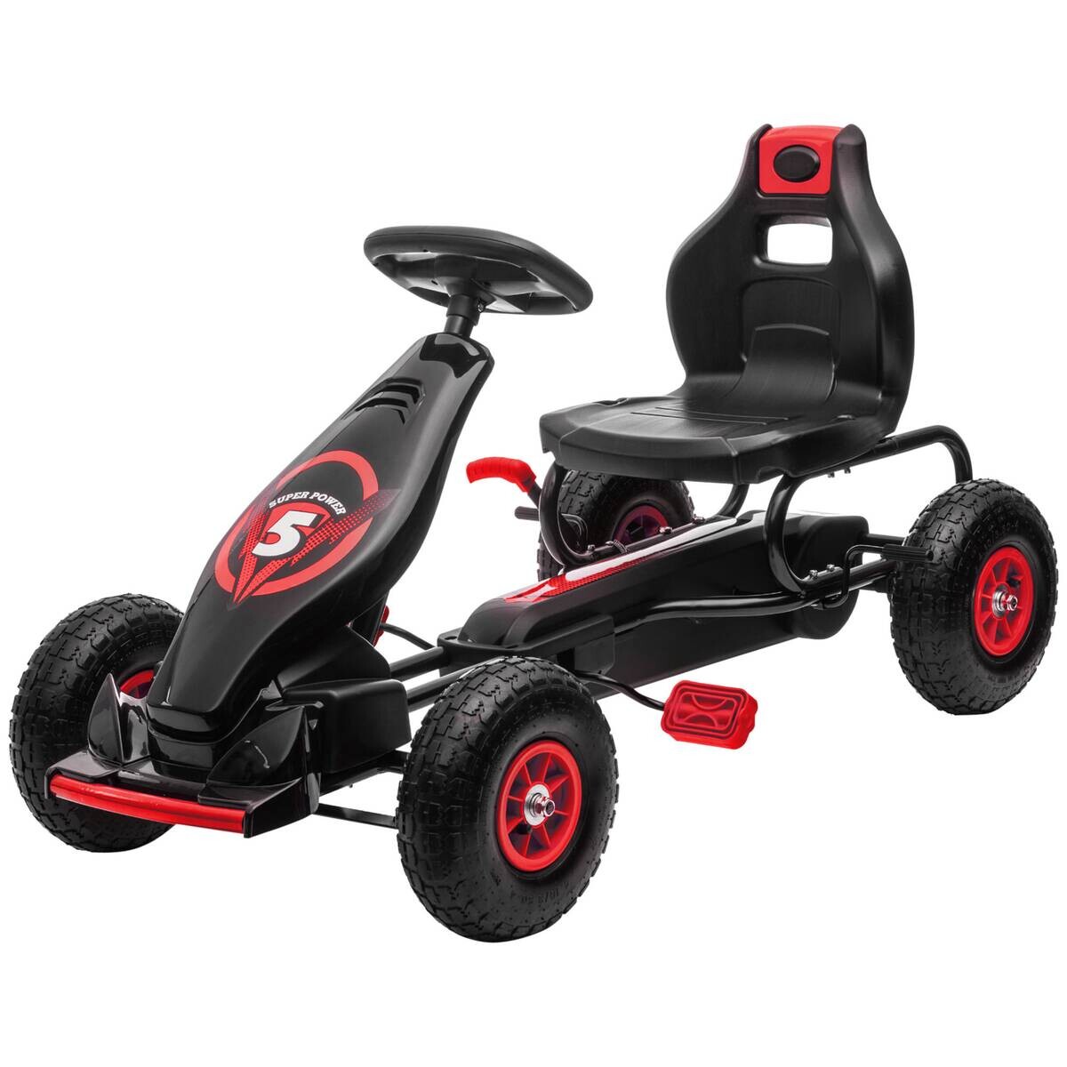 HOMCOM Kinder-Fahrzeug rot B/H/L: ca. 58x121x61 cm