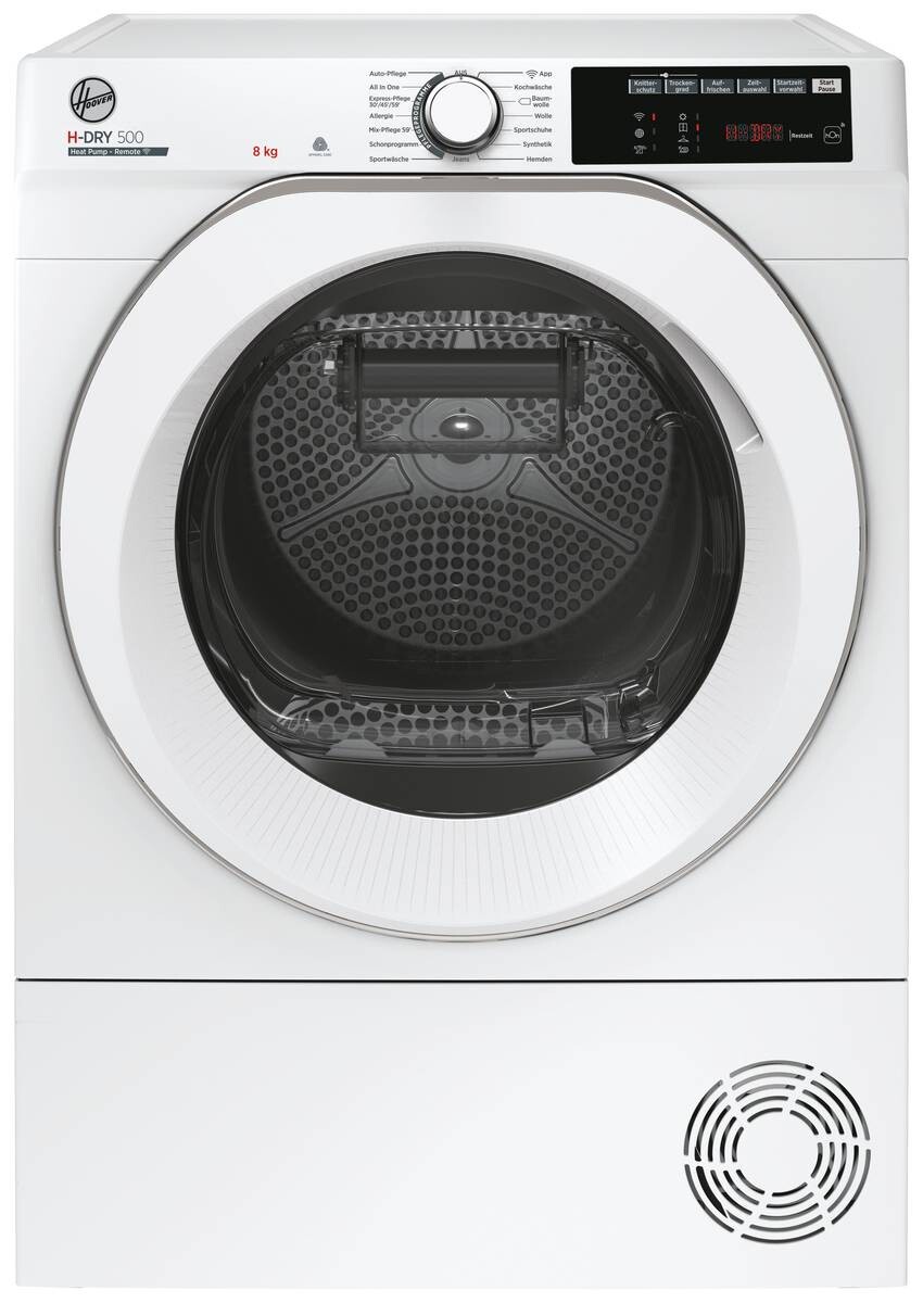 Hoover Wärmepumpentrockner NDEH8A2TCES-84 weiß B/H/T: ca. 60x85x59 cm ca. 8 kg