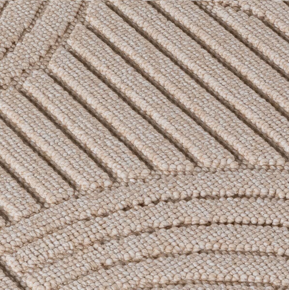 Ayyildiz Kurzflorteppich HELIX beige B/H/L: ca. 200x0,7x200 cm