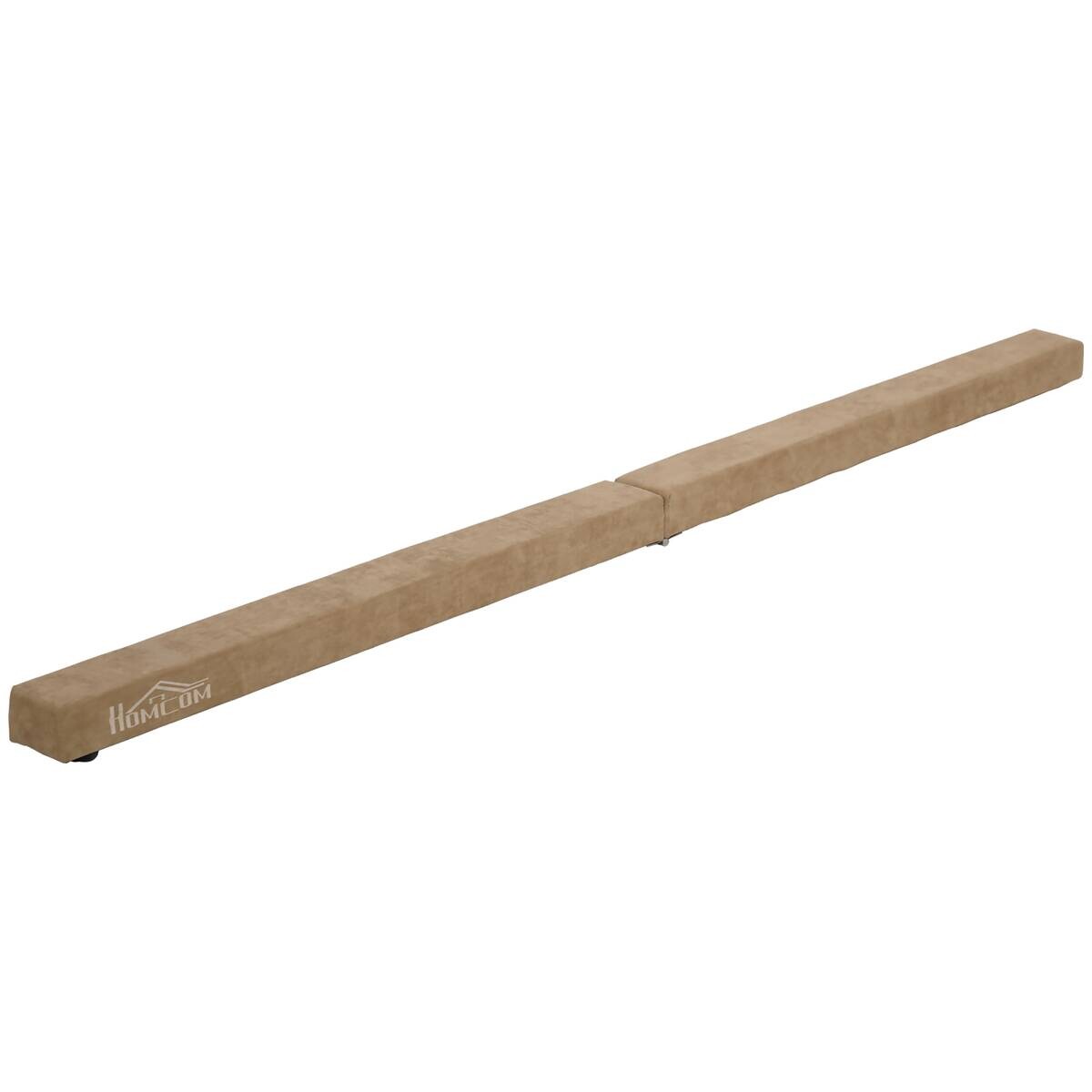 HOMCOM Schwebebalken braun Polyester B/H/L: ca. 10x6,5x210 cm