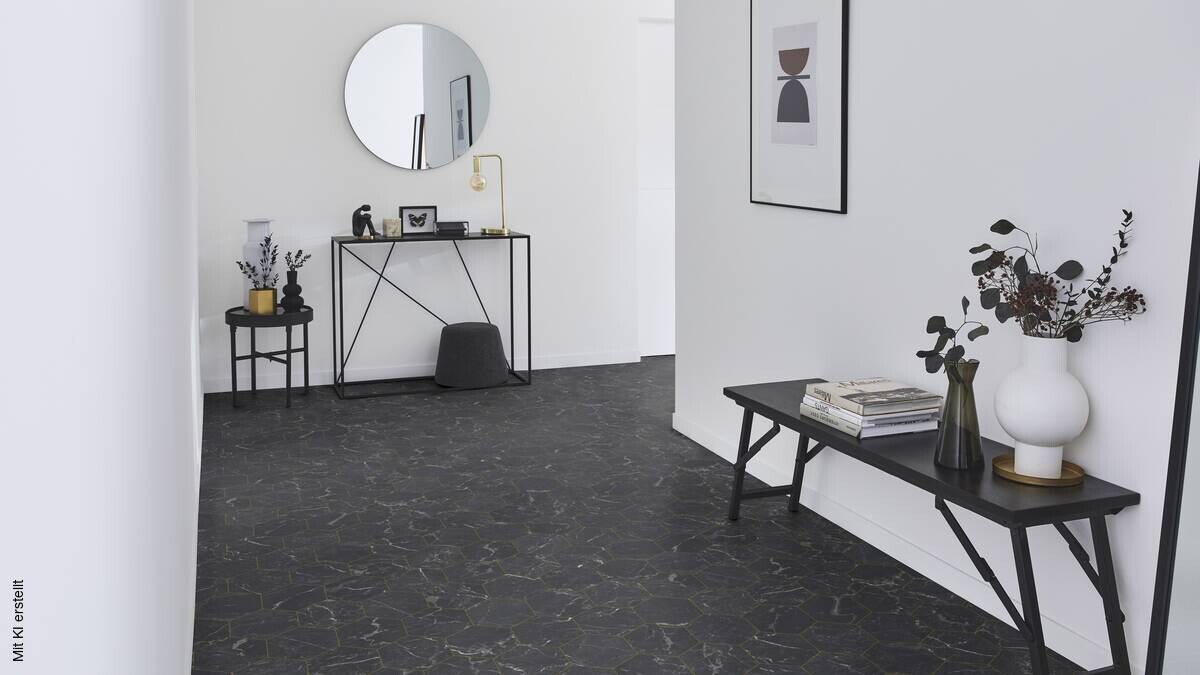 Vinylboden Iconik gold Marmor B: ca. 400 cm pro m²
