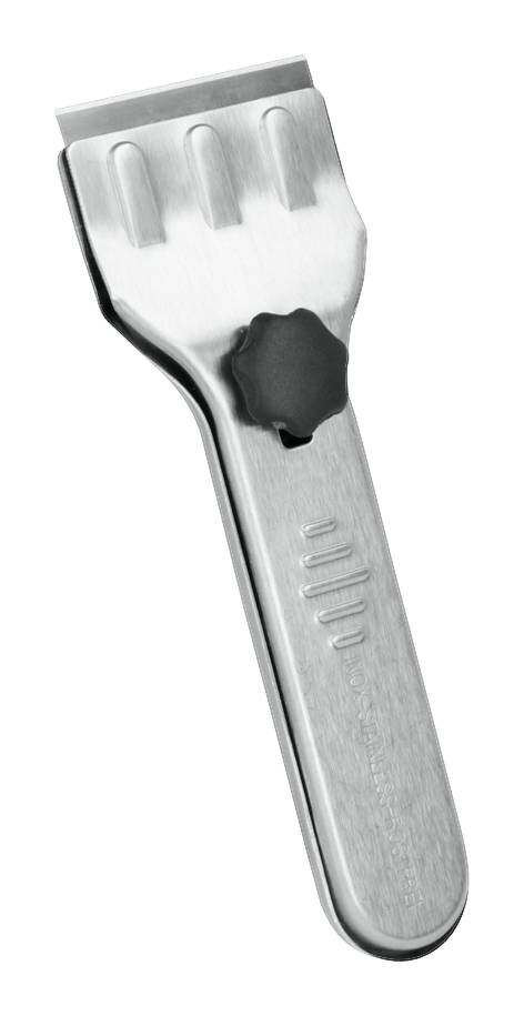 Metaltex Ceranfeldschaber silber Edelstahl