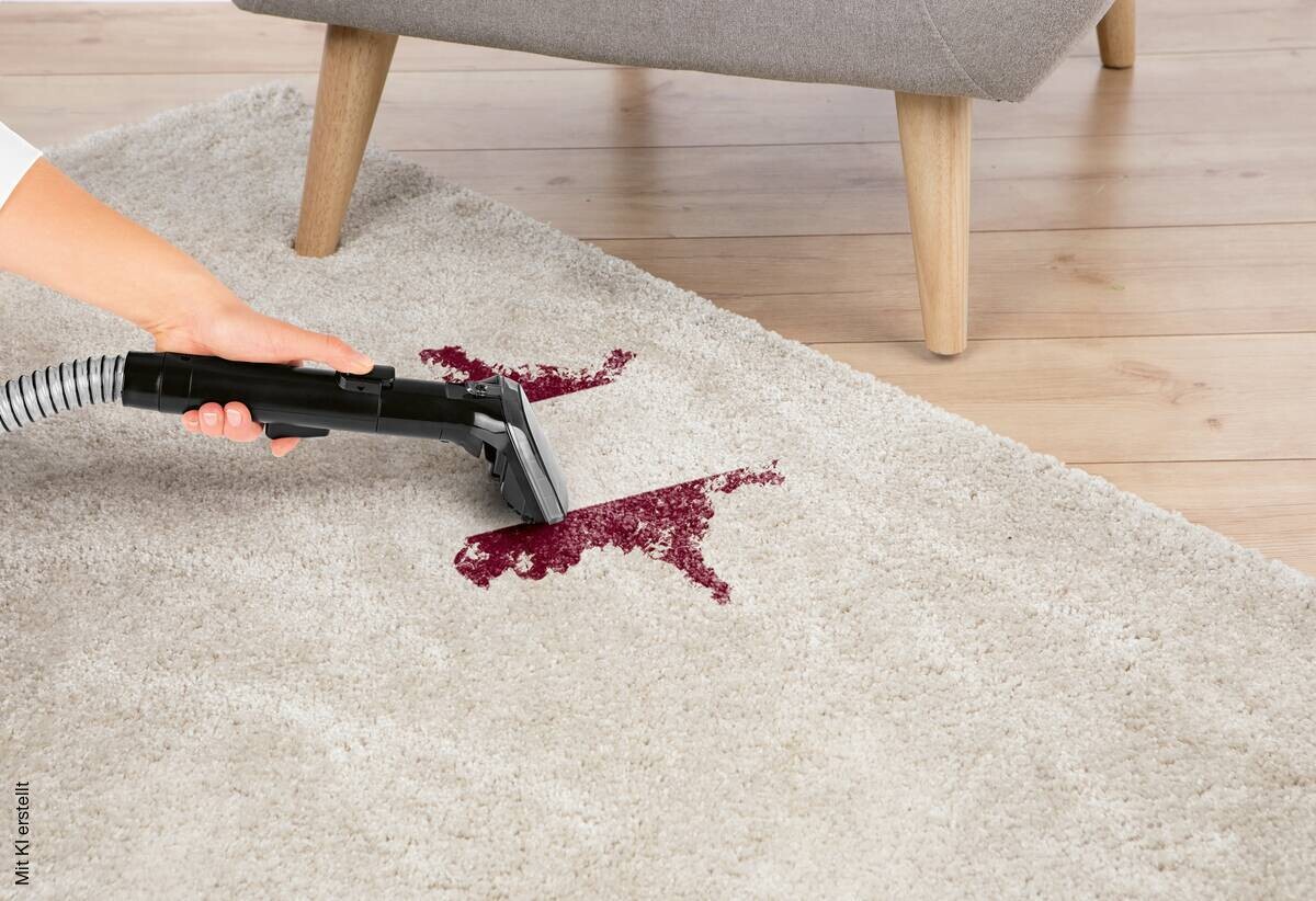 CLEANmaxx Polster -und Teppichreiniger schwarz rot Kunststoff B/H/L: ca. 33,5x33x29,5 cm