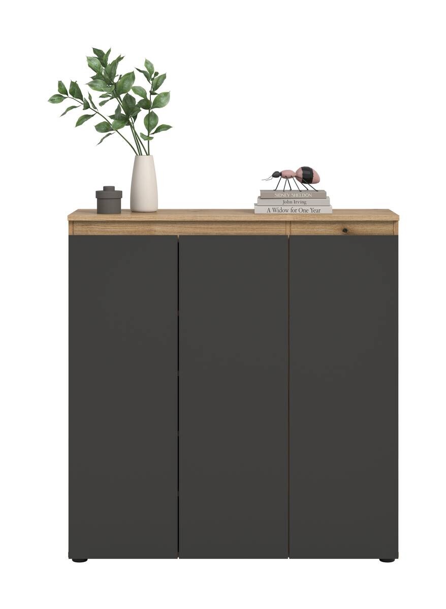 Schrank SCARPA Evoke Oak Nachbildung anthrazit B/H/T: ca. 105x111x37 cm
