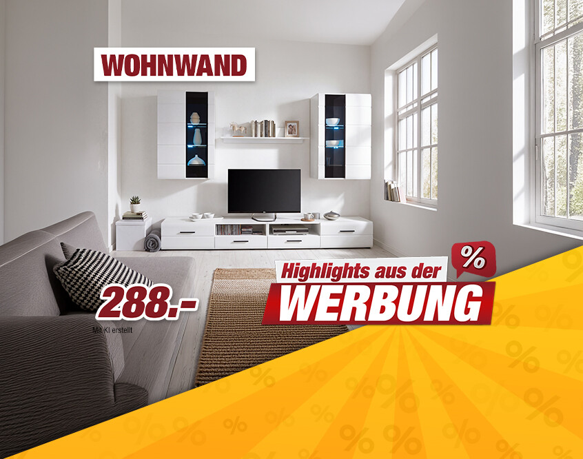 Unsere Werbe Highlights - Wohnwand