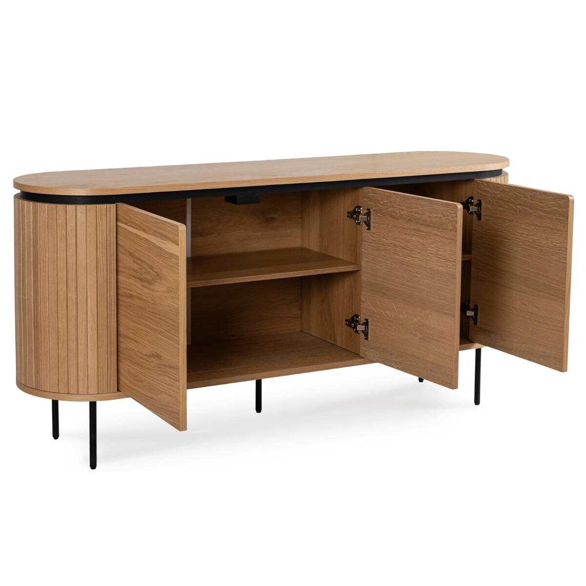 Kommode ALBERI Eiche Sonoma Nachbildung B/H/T: ca. 160x76x40 cm