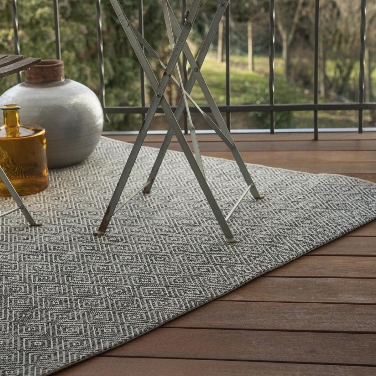 Obsession Teppich My Outdoor grau B/L: ca. 200x290 cm
